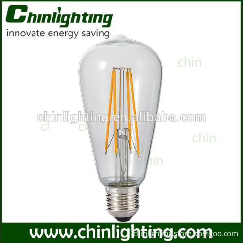 ST64 e27 led filament bulb lamp 140lm/w retro led edison filament light wholesale lamp